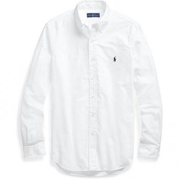 Polo Ralph Lauren Men's Slim Fit Garment Dyed Oxford Shirt - White - Size: 42/Regular