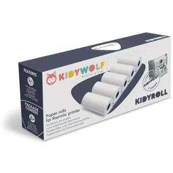 Kidyroll estándar KIDYWOLF blanco con papel de recarga KIDYROLL-PA para Kidyprint Cámara