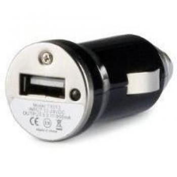 Guilty Gadgets - negro cargador de coche USB adaptador para Nokia 5630 Xpress Music, 6500 Classic, 7900 Prism, 808 PureView, 8600 Luna