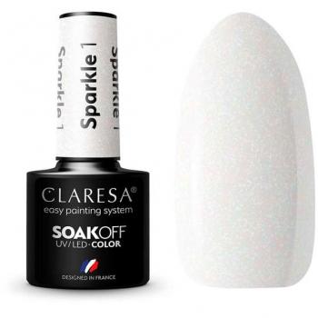 Esmalte semipermanente CLARESA Soak Off UV/LED Gel Sparkle 1 - 5ml