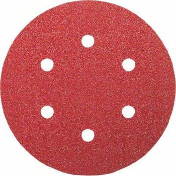 Bosch 2 609 256 A34 - Juego de hojas de lija de 5 piezas para lijadora excéntrica