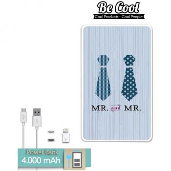 Becool® - Batería Externa Power Bank 4000 mah + Gratis 1 cable USB-MicroUsb