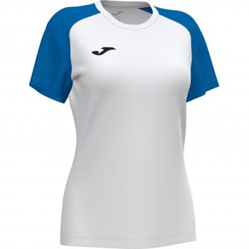 Joma Academy IV Women's Short Sleeve T-Shirt in White Royal