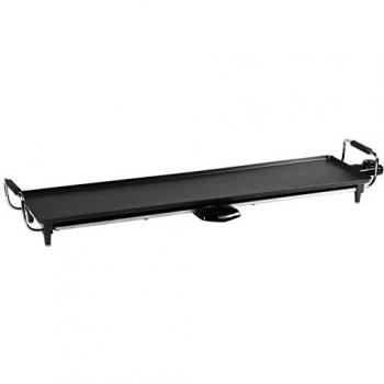 Tristar BP-2984 - Plancha de asar con recubrimiento antiadherente, 1800 W, negro, superficie para cocinar 90 x 23 cm