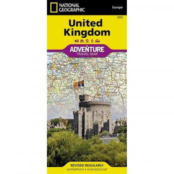 National Geographic Adventure Map: Waterproof & Tear-Resistant United Kingdom 1:1 Million Scale