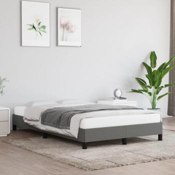 Cama Tsunbed sin colchón de tela gris oscuro 120x200 cm