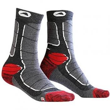 Monnet Trek Medium Socks - Unisex, Grey/Black