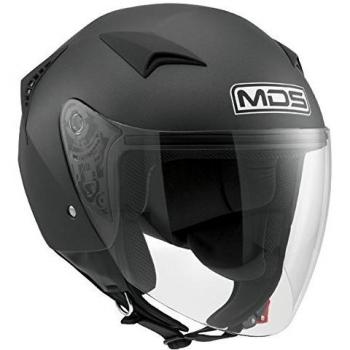 AGV Helmets Casco Jet G240 MDS E2205 Solid, color Negro Flat, talla S
