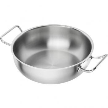 Wok Zwilling Pro 30 cm Acero Inoxidable Apto para Lavavajillas Multifunción (Freír, Guisar, Estofar, Hervir, Escaldar, Cocer) Para Pl