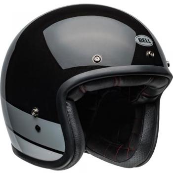 Bell Custom 500 Apex Casco Jet - Negro Gris (S)