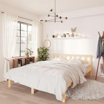 Cama de madera maciza de pino 120x200 cm