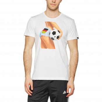 Adidas summer fan camiseta para hombre color blanconegro talla s