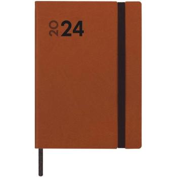 Finocam Agenda Dynamic Mara 2024 Marrón Enero-Diciembre 12 Meses Español 120x170mm Encuadernada Un Día por Página Multilingüe