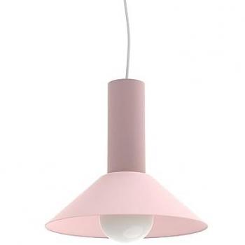 Lámpara de Techo Rosa Vera Ø25cm, Metal, E27, Máx 42W