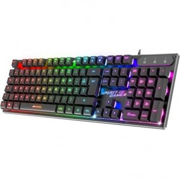 Spirit of Gamer Pro K1 Teclado Gaming Semi-Mecánico RGB Español