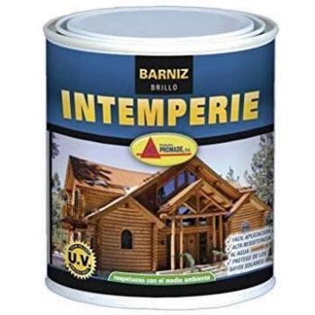 Promade - Barniz Intemperie Acabado Brillo - Alta Resistencia Condiciones Extremas - 4 L