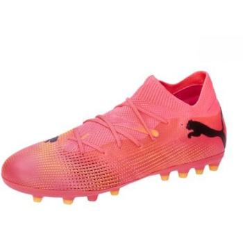 Puma Botas de Fútbol Future 7 Match MG, características: diseño unisex, talla 29 EU, color Sunset Glow-Puma Black-Sun Stream, ideales para césped artificial