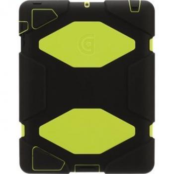 Griffin Survivor - Funda para Apple iPad/Apple iPad 2, negro/lima