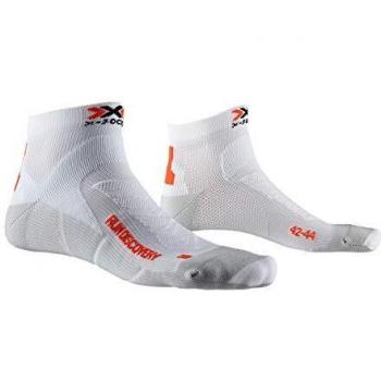 X-Bionic Run Discovery Calcetín Térmico, Hombre, Blanco, 35-38