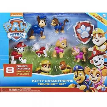 Set de Regalo Paw Patrol Kitty Catastrophe con 8 Figuras Coleccionables para Niños a Partir de 3 Años