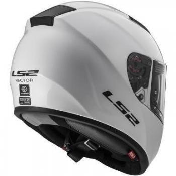 LS2 103971002XS FF397 Casco Vector Solid, Color Blanco, Tamaño XS
