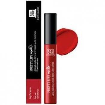 SOIVRE COSMETICS LIP FIX MATTE PRETTY LIPS RUBBY RED 5 ML ENVASE