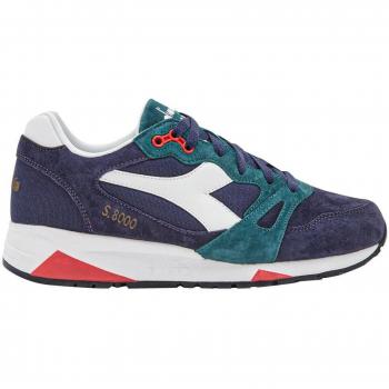 Diadora Mens S8000 Trainer - Navy - Size UK 8