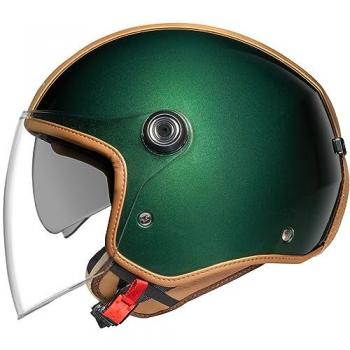Nexx Casco Jet Y.10 Midtown Verde Camel XL