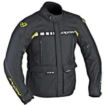 Ixon - Chaqueta Moto - Ixon Corsica, color negro/amarillo - L