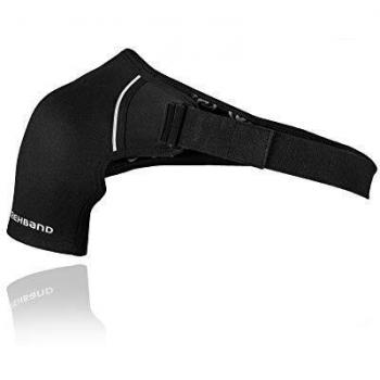 Rehband QD Shoulder Support XL-Links - Vendaje para hombro, color negro