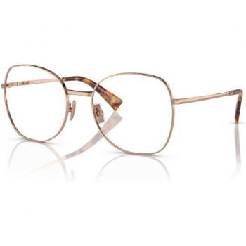 Miu Miu MU52VV ZVF1O1 Women's Eyeglasses Rose-Gold Size 56 - Blue Light Block Available