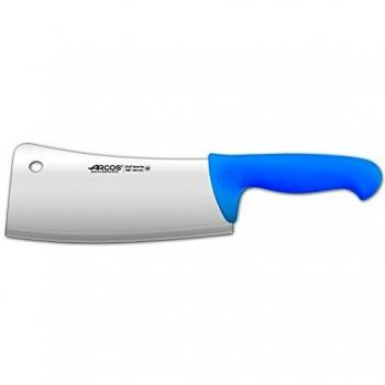 Arcos 2900, Cuchillo Macheta, Acero Inoxidable Nitrum de 200 mm, Mango Polipropileno Color Azul