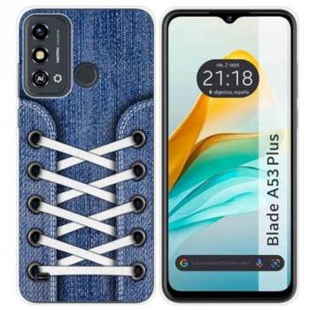 Funda de Silicona con Diseño Zapatillas 01 para ZTE Blade A53 Plus