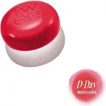 Fwee - Lip & Cheek Blurry Pudding Pot - 5g - RD01 D-Day
