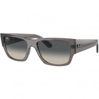 Ray-Ban RB0947SF Carlos Asian Fit 667571 Men's Grey Sunglasses 56mm
