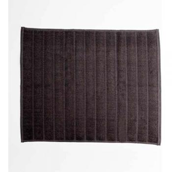 DON ALGODÓN Gris Alfombra Baño Modelo Ribs Color, 50 X 70 Cm