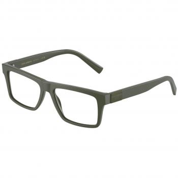 Dolce & Gabbana DG3368 3297 Men's Eyeglasses Green Size 54 - Frame Only - Blue Light Block Available