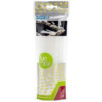 RAPID 23499500 - Pack 10 barras de cola transparente 12 mm Ø RAPID