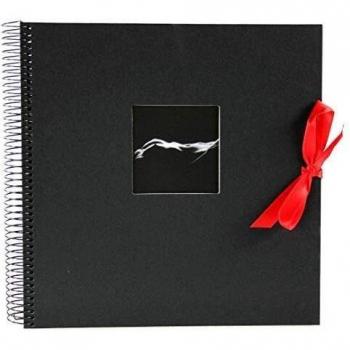 Goldbuch espiral álbum Dream, 29 x 28 cm, 40 páginas sin Pergamino, lino, Negro, color negro 29x28 cm