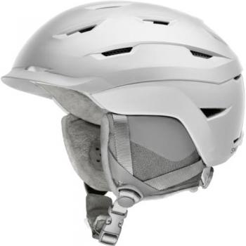 Casco de esquí alpino Smith Liberty blanco mate para mujer, talla 51-55