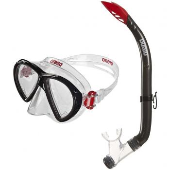 ARENA SEA Discovery 2 Mask Gafas de bucear, Unisex Adulto, Clear/Black, Talla Única