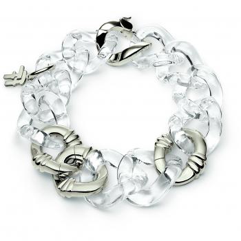 Pulsera Mujer Folli Follie 4B1F004C Transparente Policarbonato 17 cm