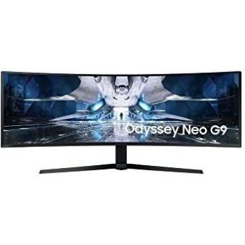 SAMSUNG Pantalla LS49AG950NU Gaming Odyssey Neo QLED G9 de 49 Pulgadas, Doble WQHD VA 1ms 420cd/m2 100000:1 HDMI, USB, 240 Hz, Curvada, LS49AG950NU