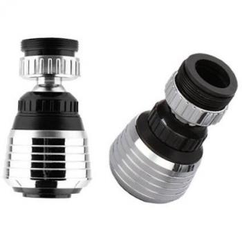 Adaptador de grifo con cabezal giratorio de 360 grados para ahorrar agua, conector multifuncional con aireador y filtro de malla, 2 unidades