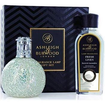 Fragrance Lamp Premium Set The Pearl with Fresh Linen Fragrance