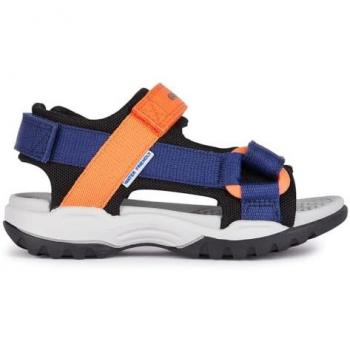 Sandalias Geox Borealis Impermeables para Niño Azul Marino/Naranja
