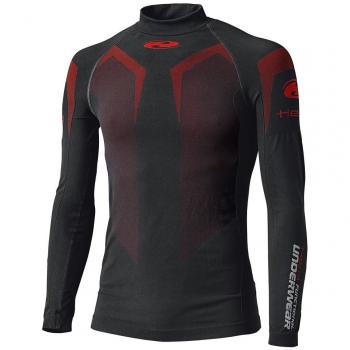 Camiseta Funcional Held 3D Skin Warm - Negro Rojo (L)