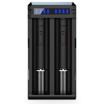 XTAR SC2 Fast Charge Battery Charger for 18650, 18700, 20700, and 21700 Rechargeable Batteries (Max 3A)