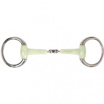 PFIFF - Bocado para Caballos de hípica, tamaño 13,5 cm, Color Blanco