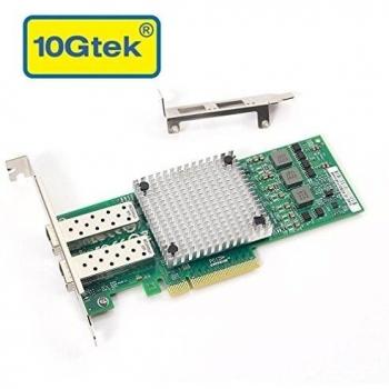 10Gtek® 10GbE PCIE Tarjeta de Red para Broadcom 57810S Chip, Dual SFP+ Puertos, 10Gbit PCI Express x8 LAN Adapter